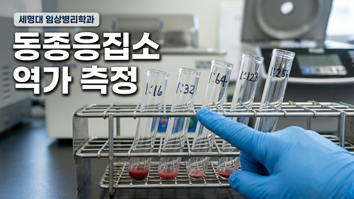 2026-2 수혈의학 및 실험 5주차 실습 영상