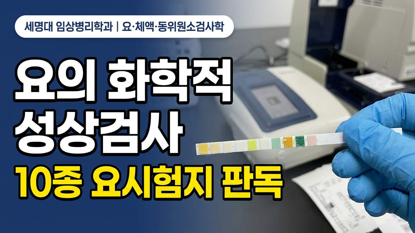 2026-2 요• 체액• 동위원소검사학 및 실험 3주차 실습영상